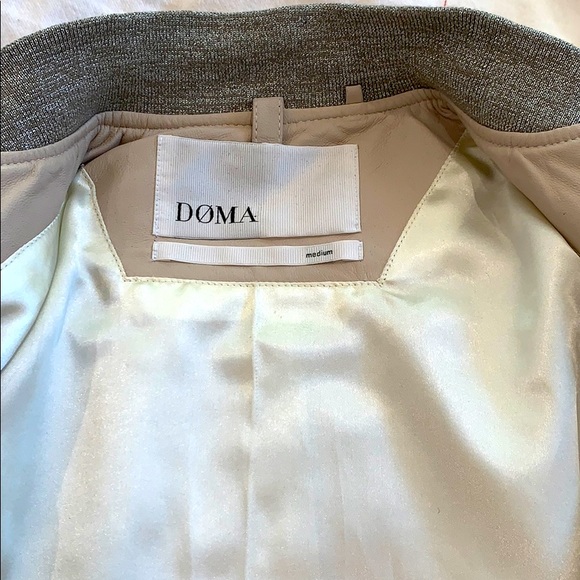 Anthropologie Leather Bomber D0MA - Picture 6 of 6